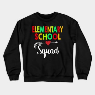 Emen Squad Teacher Back To School Crewneck Sweatshirt